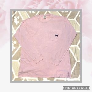 Victoria’s Secret PINK campus long sleeve tee